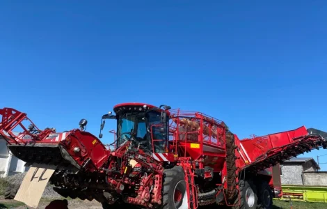 Копка цукрового буряка з комбайном