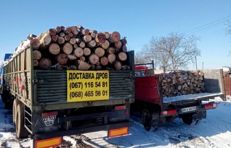 Доставка дров метровок и торфяных брикетов