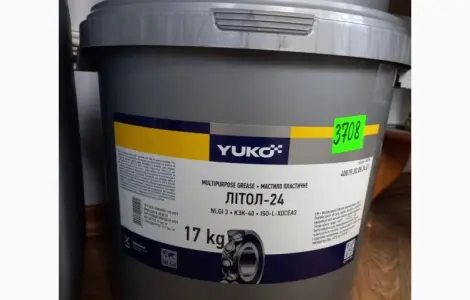 Смазка YUKO Литол-24 17 кг (ведро 20 л.) ПЭ