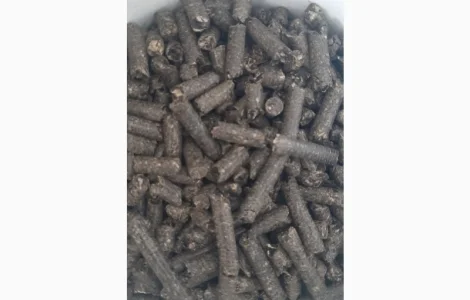 Pellet z łuski słonecznika