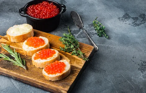 ІКРА (ЧЕРВОНА).  SILVER BAY P-1 (ПЕРШИЙ СОРТ)