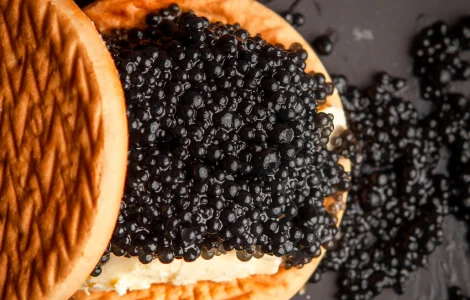 ЧОРНА ІКРА 250 Г (КАСПІЙСЬКИЙ ОСЕТР)