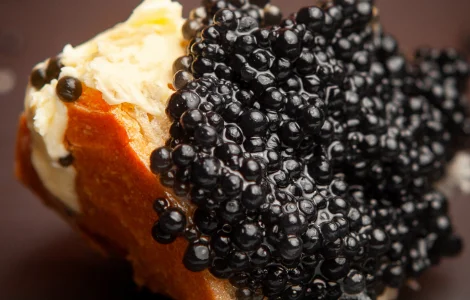 Ікра летючої риби Тобіко Чорна 50г