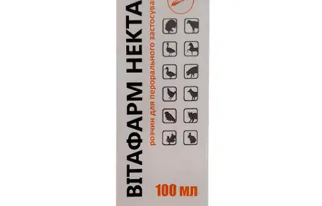 Вітафарм Нектар вітамінна добавка 100 мл Фарматон для птахів і гризунів