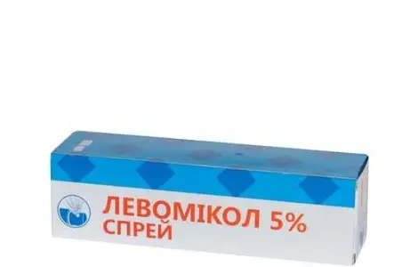 Левомікол 5% спрей, 100 мл