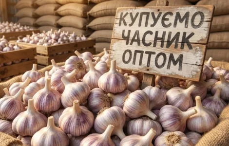 Куплю товарний часник оптом. Калібр 5+. Дорого