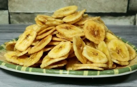 Вкусные банановые чипсы - упаковка 6,8 кг