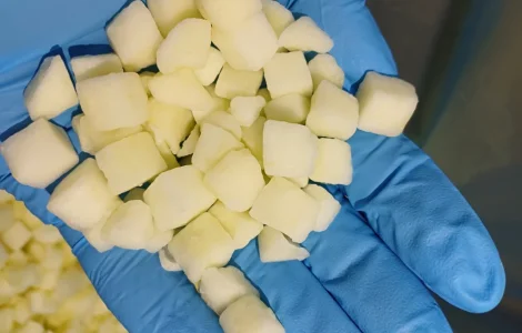 Продам яблуко без шкірки швидкозаморожене кубик 10×10
