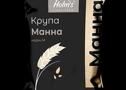 Крупа манная ТМ «Holm’s» - полипропиленовая упаковка 800 г