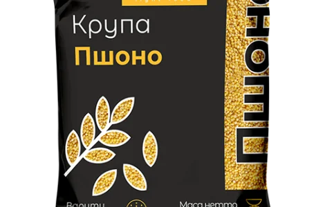 Крупа пшено ТМ «Holm’s» – полипропиленовая упаковка 800 г