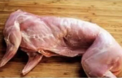 Пропонується туша домашнього кролика