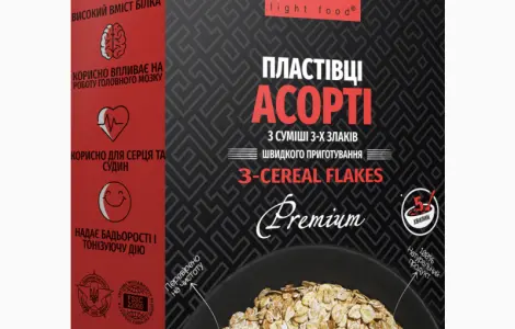 Пластинки Ассорти из смеси 3 злаков