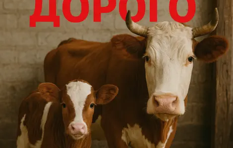 Корови телята з господарств оптом гурт