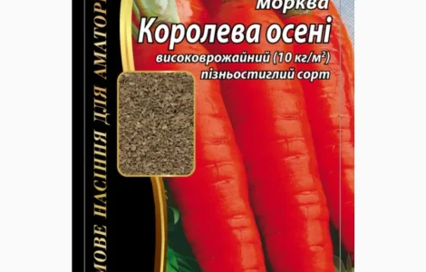 Продам насіння моркви "Королева осені" Агромаксі