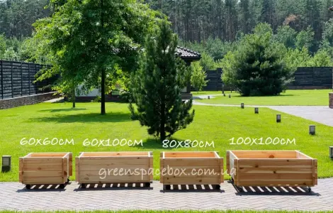 Садовый ящик-конструктор (кашпо) для растений