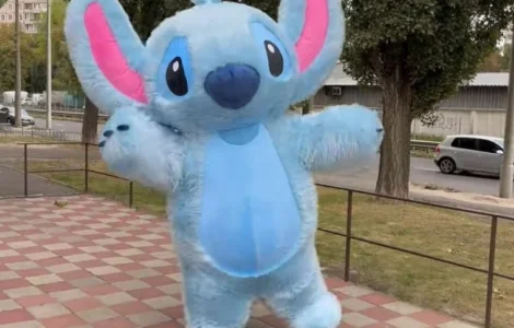 Костюм Стич надувной аниматору 250 см детские праздники