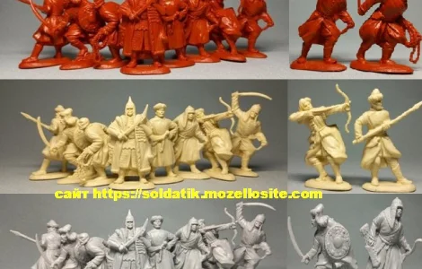 Набор солдатиков Крымские татары воины 8шт. фигурки