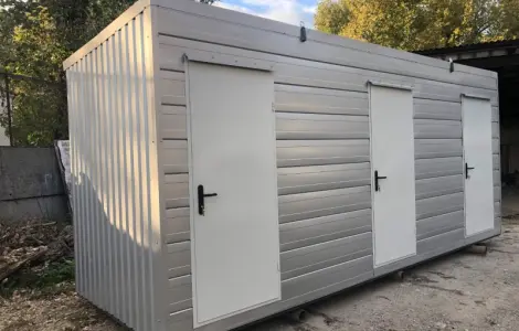 Мобільний громадський туалет 6*2м
