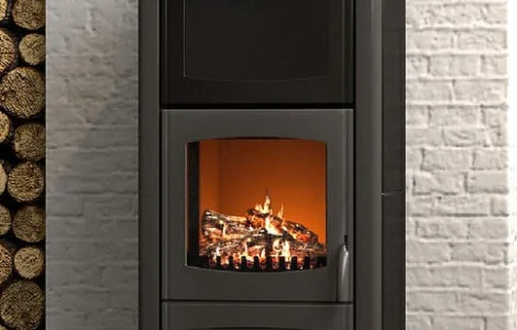 Камины на дровах с водяным контуром (Италия)