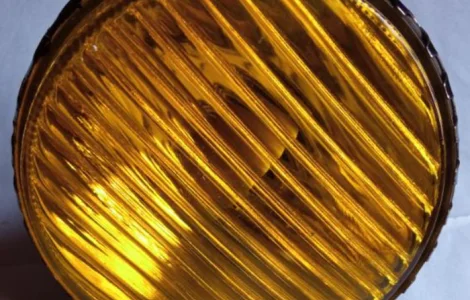 Оптика фари протитуманки жовта ФГ 119-200