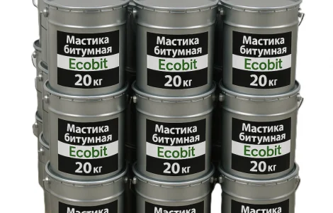 МБХ Ecobit Мастика покрівельна бітумно-полімерна ДСТУ Б В.2.7-108-2001 20 кг