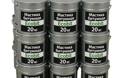 МБХ Ecobit Мастика кровельная битумно-полимерная ДСТУ Б В.2.7-108-2001 20 кг