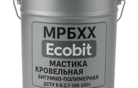 МРБХХ Ecobit Мастика кровельная битумно-полимерная ДСТУ Б В.2.7-108-2001 20 кг