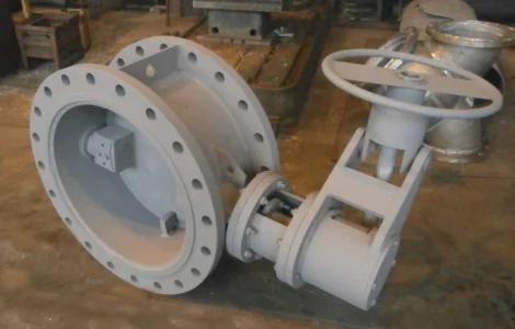 Затвор дисковый 3-х эксцентриковый Ду 700 Ру 16