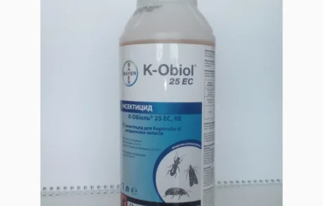 Інсектицид К-Обіоль 25 ЕС для захисту зерна та приміщень