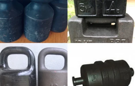 Гири чугунные торговые образцовые