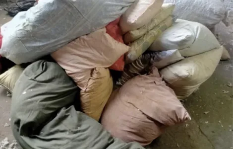 Покупка пуха и пера подушки и перины с выездом