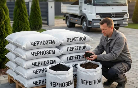 Чорнозем та перегній для саду та городу