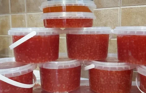 Ікра червона , горбуша, кета, икра красная