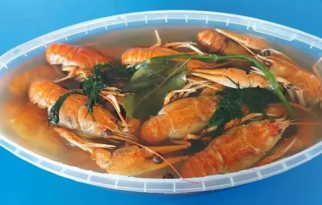 Раки варені морожені 500грам (лодочка)