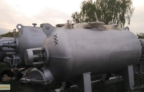 Вакуумний Котел Ж4-ФПА для виробництва м'ясокісткової муки. Об'єм судини 3 куба