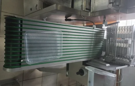 Автоматичний конвеєрний слайсер Scharfen - нарізка м’яса