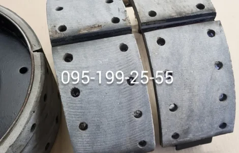 Колодка гальмівная Н129.00.040 1ПТС-9