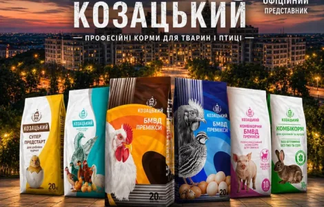 ТМ «Козацький» —комбікорм, БМВД - кролі,свині ін.