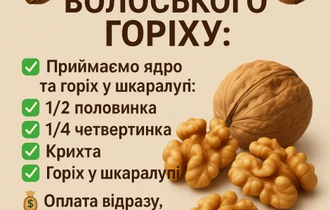 Купим грецкий орех