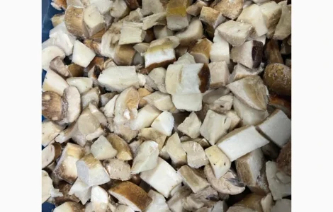 Продаж.Білі гриби морожені ( кубик 1.5×1.5 )