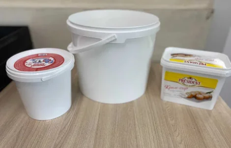 Ведра пластиковые с крышками пищевые РР (20л)
