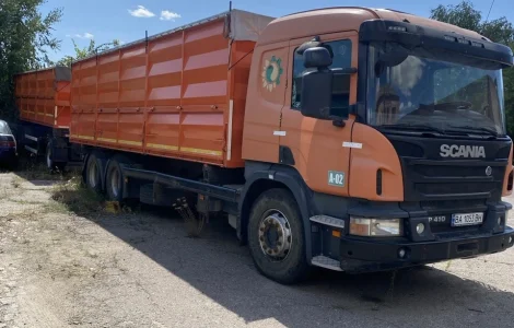 Scania P410 зерновоз з причепом