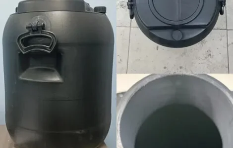 Пластикова бочка 50л під паливо чи воду