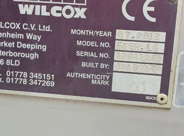 2012 Полуприцеп самосвал Wilcox (Англія) 60м3 Свіжий! Входять європалети! 2 підйомні осі - фото № 11