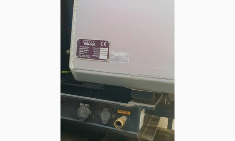 2012 Полуприцеп самосвал Wilcox (Англія) 60м3 Свіжий! Входять європалети! 2 підйомні осі - фото № 7