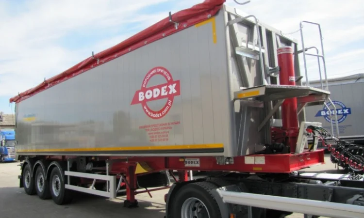 Напівпричіп самоскид BODEX SAF Intrax 50 м3 зерновоз - фото № 6