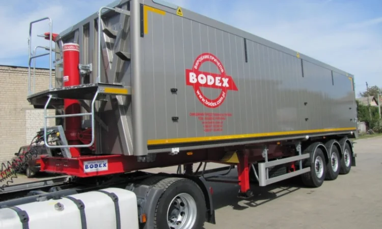 Напівпричіп самоскид BODEX SAF Intrax 50 м3 зерновоз - фото № 7