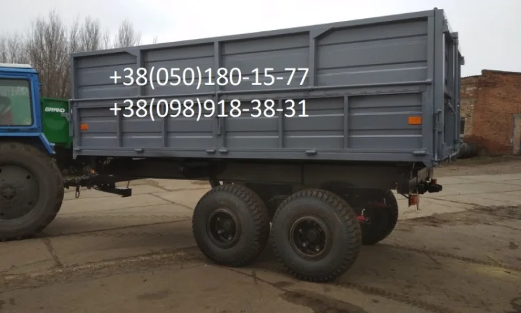 Прицеп тракторный НТС -12 с гидравлическим стояночным тормозом - фото № 4