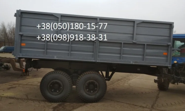 Прицеп тракторный НТС -12 с гидравлическим стояночным тормозом - фото № 7