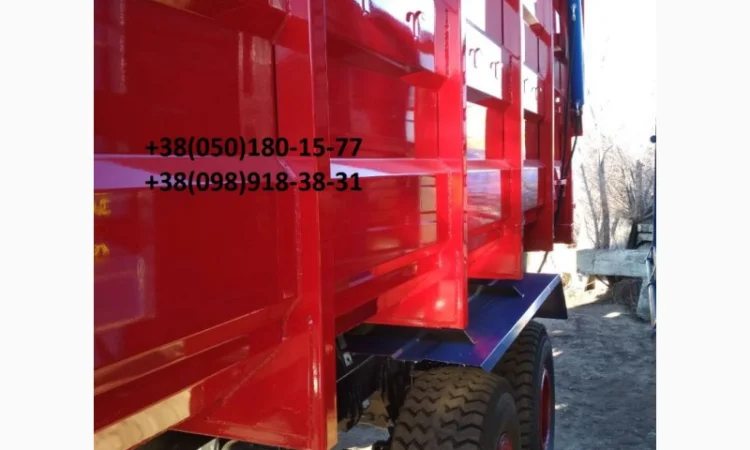 Прицеп тракторный с ГИДРОБОРТОМ 2ПТС-16. В наличии - фото № 2